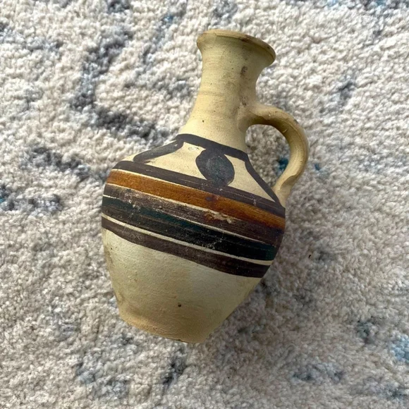 VINTAGE earthenware clay vessel small - Picture 2 of 5